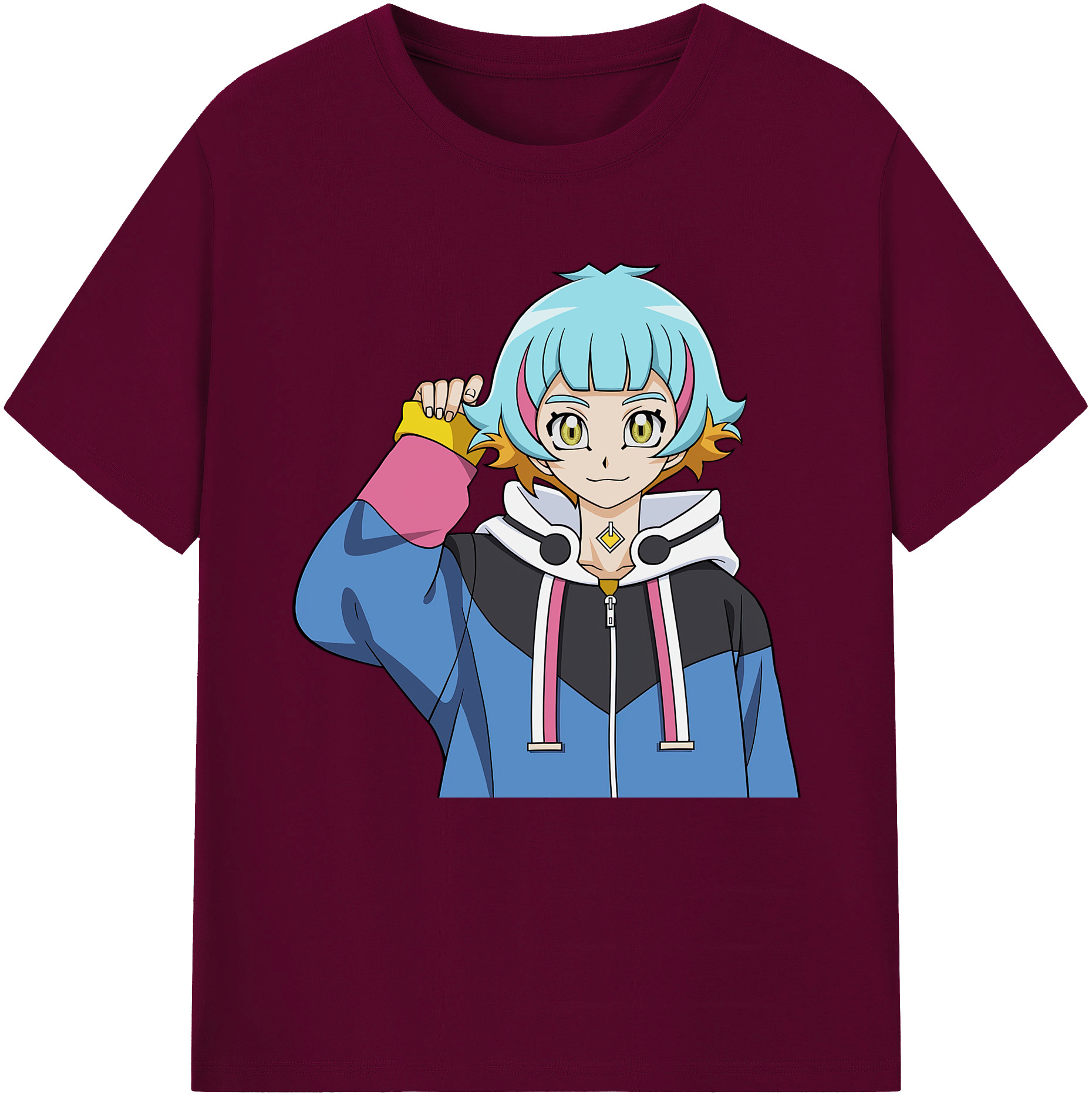 （画像用） 遊☆戯☆王 Yu-Gi-Oh! レディースカジュアルプリントTシャツ（綿100％）